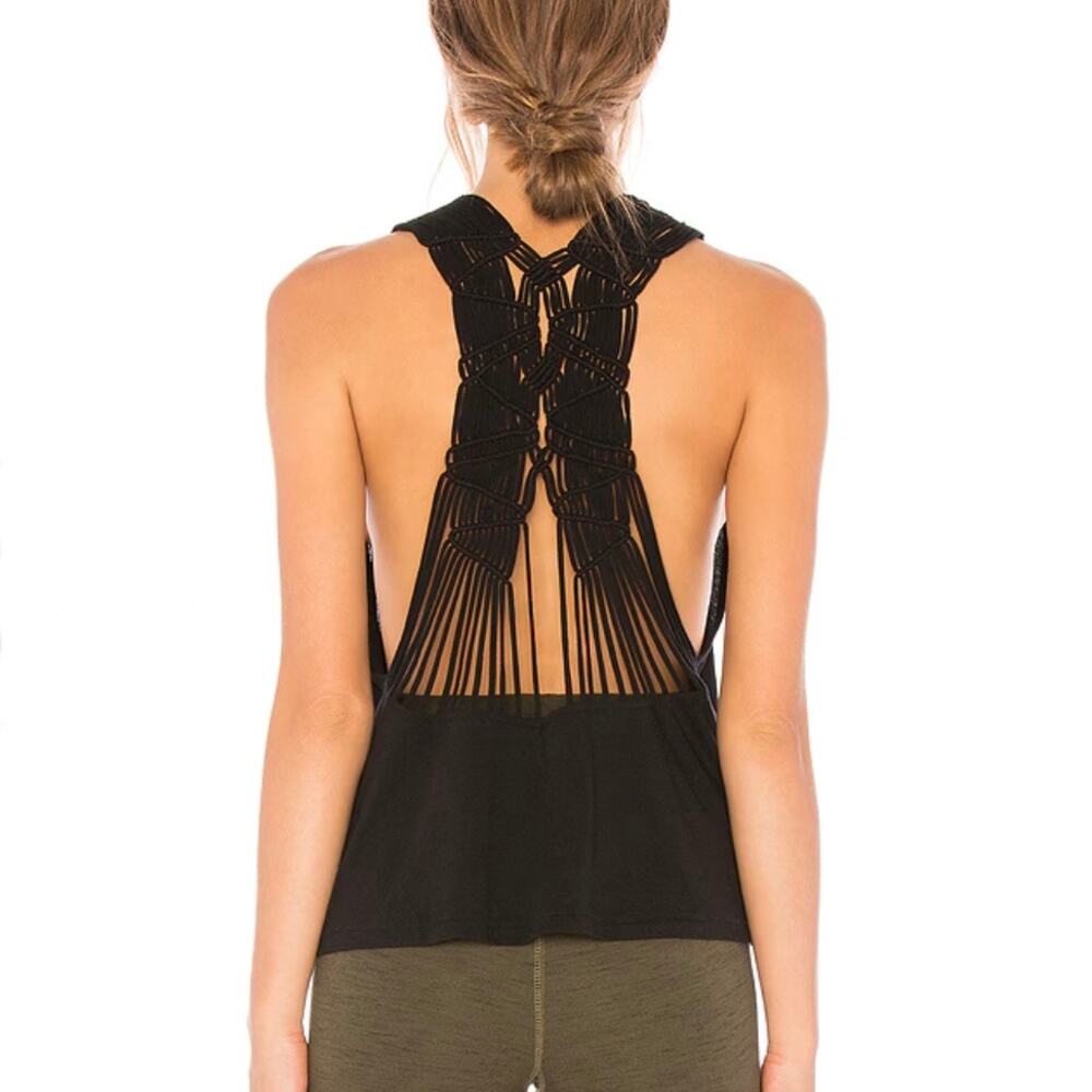 Free People Movement Wilder Tank Top - Black - Size S